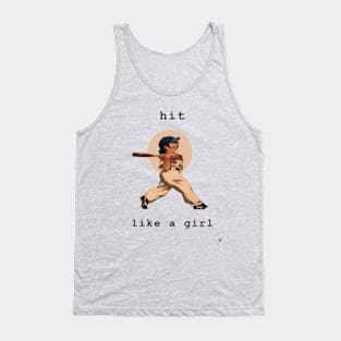 Hit Like a Girl Tank Top